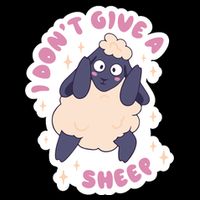 I Don't Give A Sheep Funny Backpack