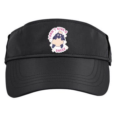 I Don't Give A Sheep Funny Adult Drive Performance Visor