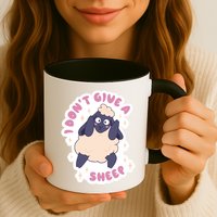 I Don't Give A Sheep Funny Mug