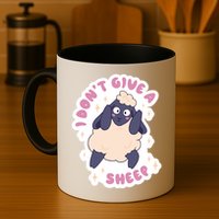 I Don't Give A Sheep Funny Mug