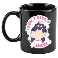 I Don't Give A Sheep Funny 11oz C Handle Ceramic Mug