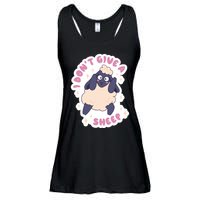 I Don't Give A Sheep Funny Ladies Essential Flowy Tank