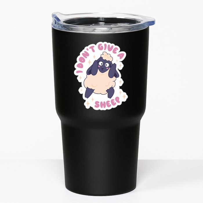 I Don't Give A Sheep Funny Tumbler