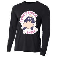 I Don't Give A Sheep Funny Cooling Performance Long Sleeve Crew