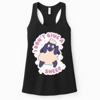 I Don't Give A Sheep Funny Womens Tank Top
