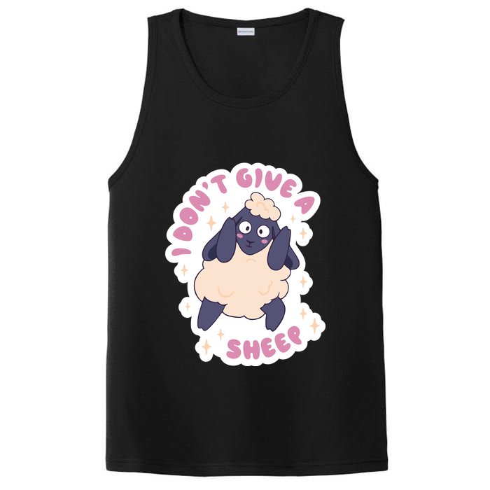 I Don't Give A Sheep Funny PosiCharge Competitor Tank
