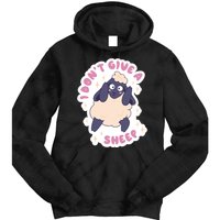 I Don't Give A Sheep Funny Tie Dye Hoodie