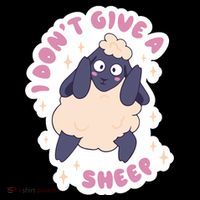 I Don't Give A Sheep Funny Toddler Hoodie