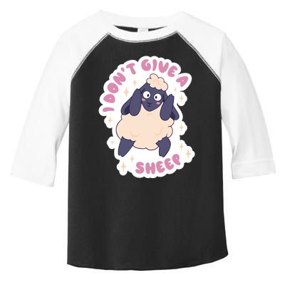 I Don't Give A Sheep Funny Toddler Fine Jersey T-Shirt