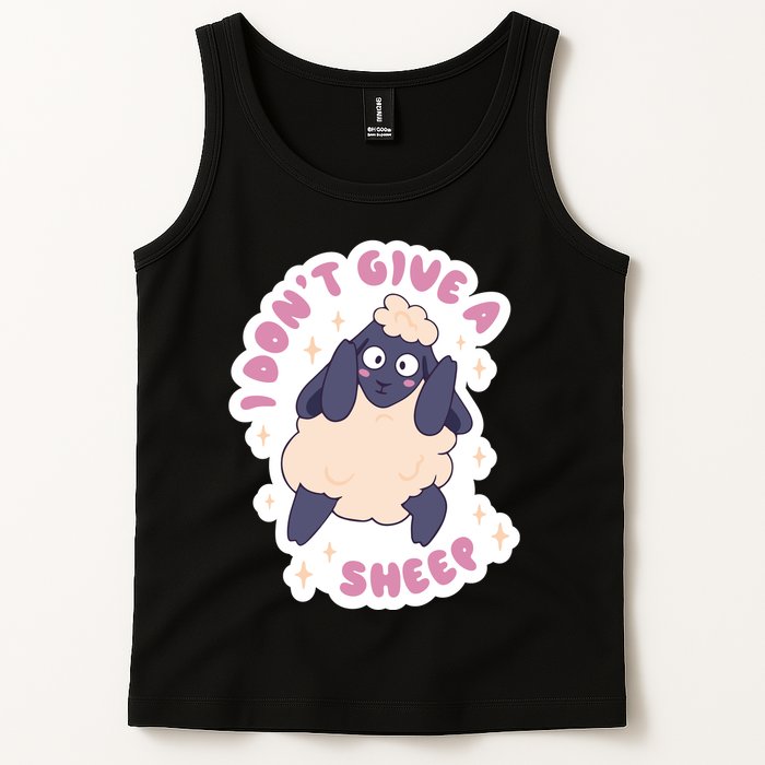 I Don't Give A Sheep Funny Tank Top