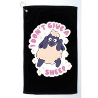 I Don't Give A Sheep Funny Golf Towel