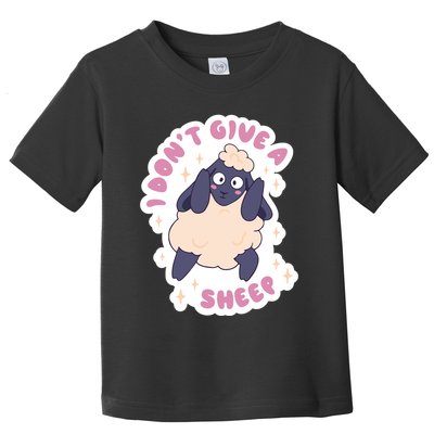 I Don't Give A Sheep Funny Toddler T-Shirt