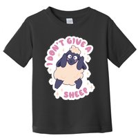 I Don't Give A Sheep Funny Toddler T-Shirt