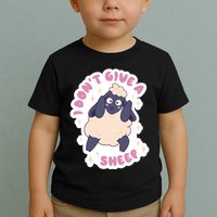 I Don't Give A Sheep Funny Toddler T-Shirt
