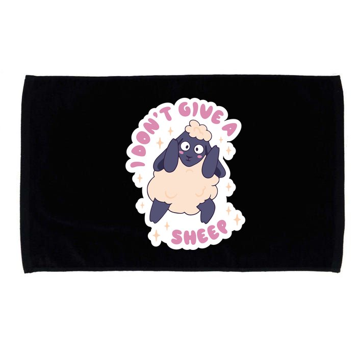 I Don't Give A Sheep Funny Microfiber Hand Towel