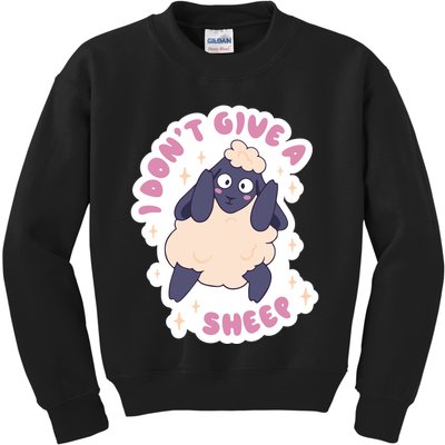 I Don't Give A Sheep Funny Kids Sweatshirt