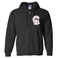I Don't Give A Sheep Funny Full Zip Hoodie