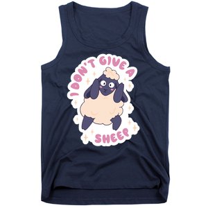 I Don't Give A Sheep Funny Tank Top