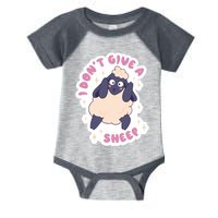 I Don't Give A Sheep Funny Infant Baby Jersey Bodysuit