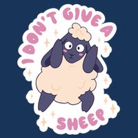 I Don't Give A Sheep Funny Infant Baby Jersey Bodysuit
