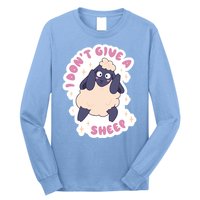 I Don't Give A Sheep Funny Long Sleeve Shirt