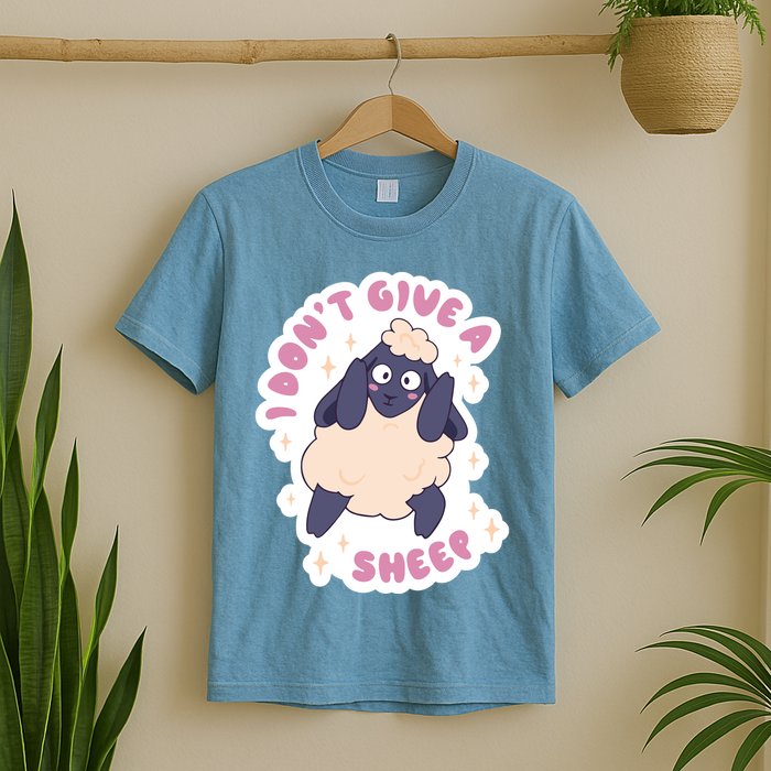 I Don't Give A Sheep Funny T-Shirt