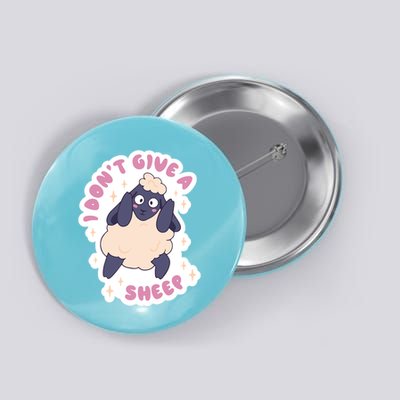 I Don't Give A Sheep Funny Button