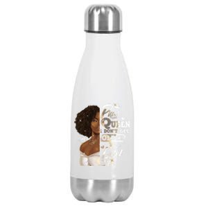 I Dont Get Older I Level Up African American Pisces Gift Stainless Steel Insulated Water Bottle