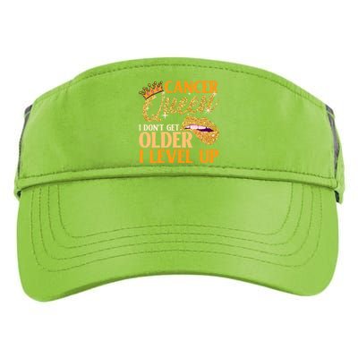 I Dont Get Older I Level Up Cancer Cute Gift Adult Drive Performance Visor