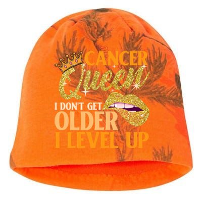 I Dont Get Older I Level Up Cancer Cute Gift Kati - Camo Knit Beanie