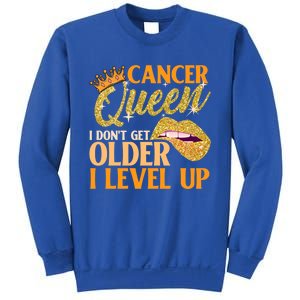 I Dont Get Older I Level Up Cancer Cute Gift Sweatshirt