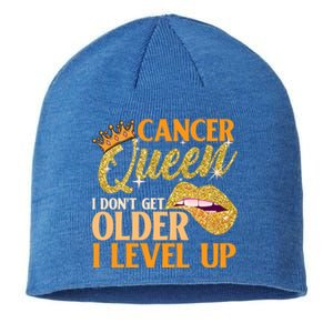 I Dont Get Older I Level Up Cancer Cute Gift Sustainable Beanie