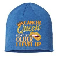 I Dont Get Older I Level Up Cancer Cute Gift Sustainable Beanie