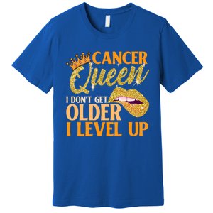 I Dont Get Older I Level Up Cancer Cute Gift Premium T-Shirt