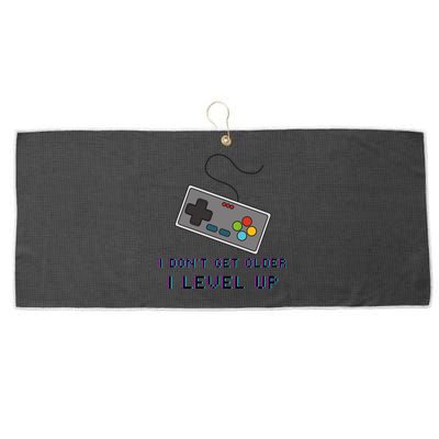 I Dont Get Older I Level Up Computer Console Gamers Meaningful Gift Large Microfiber Waffle Golf Towel