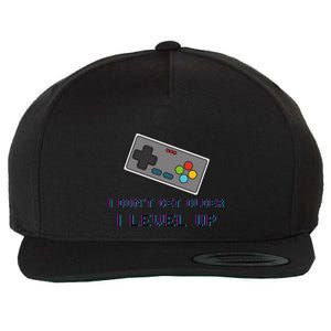 I Dont Get Older I Level Up Computer Console Gamers Meaningful Gift Wool Snapback Cap