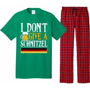 I DonT Give A Schnitzel German Beer Wurst Funny Oktoberfest Pajama Set