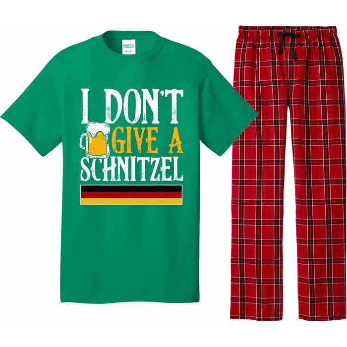 I DonT Give A Schnitzel German Beer Wurst Funny Oktoberfest Pajama Set