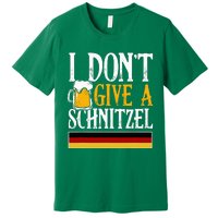 I DonT Give A Schnitzel German Beer Wurst Funny Oktoberfest Premium T-Shirt