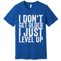 I Dont Get Older I Just Level Up Funny Gift Premium T-Shirt