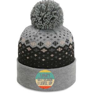 I Dont Get Older I Level Up Gift Controller Gamer Gift The Baniff Cuffed Pom Beanie