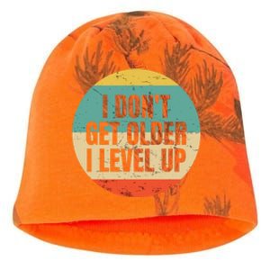 I Dont Get Older I Level Up Gift Controller Gamer Gift Kati - Camo Knit Beanie