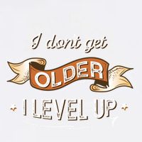 I Dont Get Older I Level Up Gift Garment-Dyed Sweatshirt