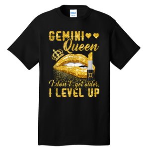 I Dont Get Older I Level Up Gemini Tall T-Shirt