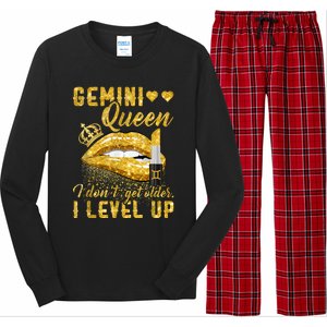 I Dont Get Older I Level Up Gemini Long Sleeve Pajama Set