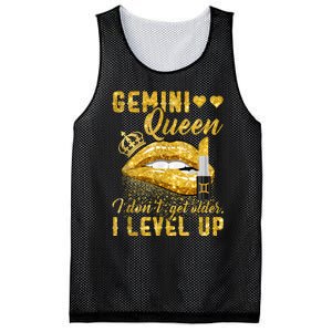 I Dont Get Older I Level Up Gemini Mesh Reversible Basketball Jersey Tank