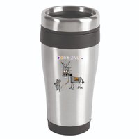 I Dont Give A Rats Ass Mouse Walking Donkey 16oz Travel Tumbler