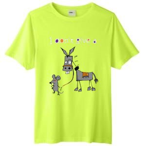 I Dont Give A Rats Ass Mouse Walking Donkey Tall Fusion ChromaSoft Performance T-Shirt