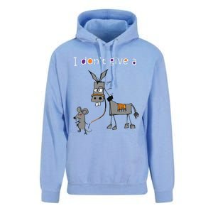 I Dont Give A Rats Ass Mouse Walking Donkey Unisex Surf Hoodie