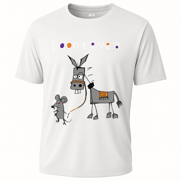 I Dont Give A Rats Ass Mouse Walking Donkey Performance Shirt